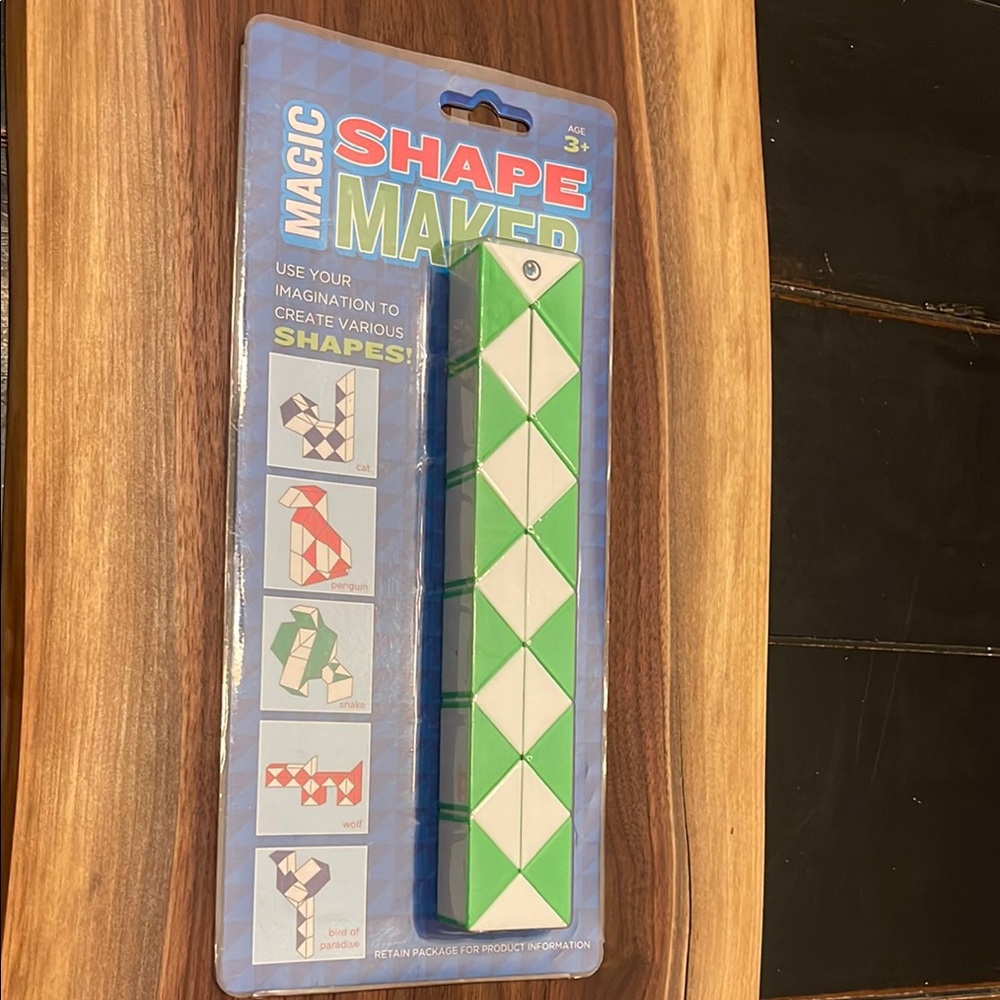 Magic Shape Maker Puzzle - Green and White